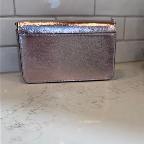 NWT Kate Spade Metallic Pink Crossbody Bag - Picture 3 of 5